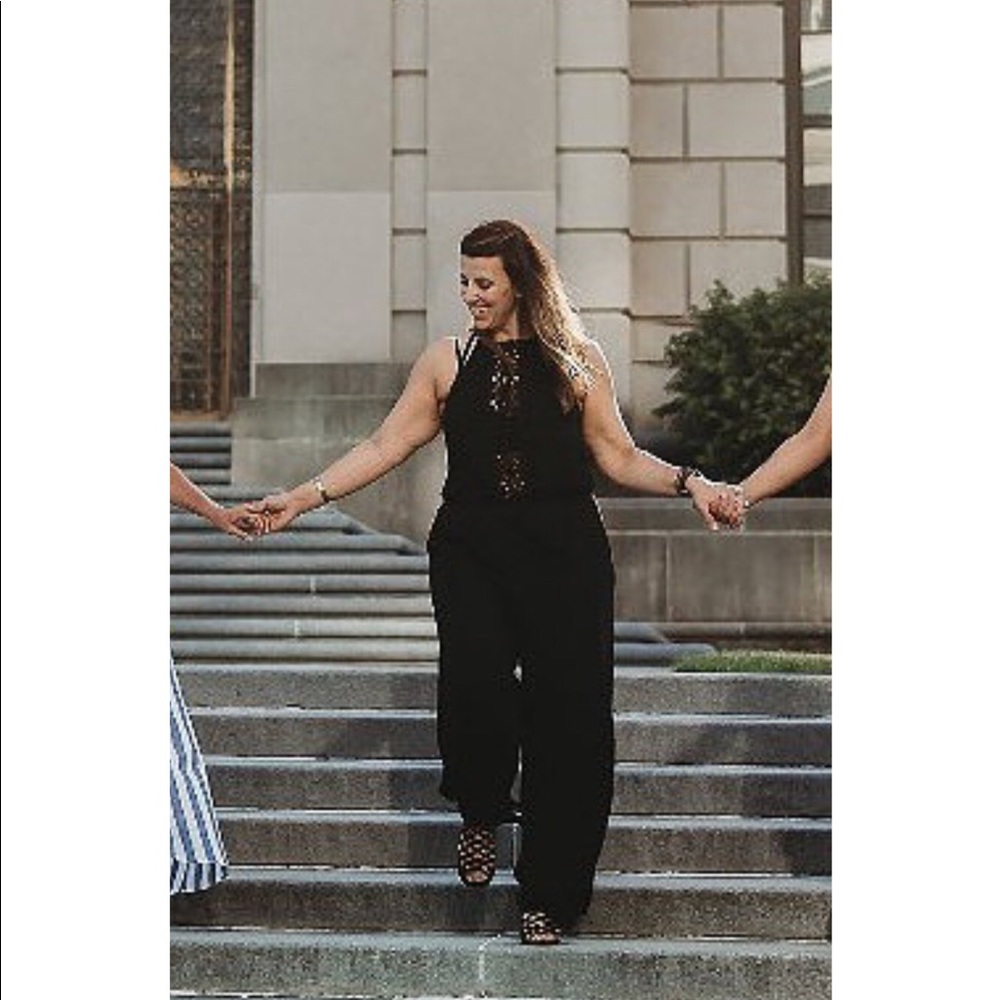 🎉HP🎉Crochet Lace Motif Multi Way Jumpsuit - Picture 2 of 6